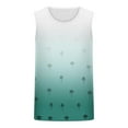 thumbnail image 3 of ALLLIST Tank Tops Men Green Summer Cotton Pullover Gradient Undershirts for Men Size S-2XL, 3 of 4