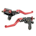 thumbnail image 2 of M MATI Universal 7/8'' CNC Motorcycle Front Brake Cylinder Clutch Lever Reservoir Set, 2 of 8