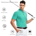thumbnail image 4 of Alex Vando Mens Golf Shirt Moisture Wicking Quick-Dry Short Sleeve Casual Polo Shirts for Men, 4 of 5
