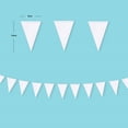 thumbnail image 1 of Banderas triangulares, 12 m, 45 piezas, banderas triangulares reutilizables, para interiores y exteriores, decoraciones para fiestas de cumpleaños infantiles, fiestas de cumpleaños, aniversarios,, 1 of 8