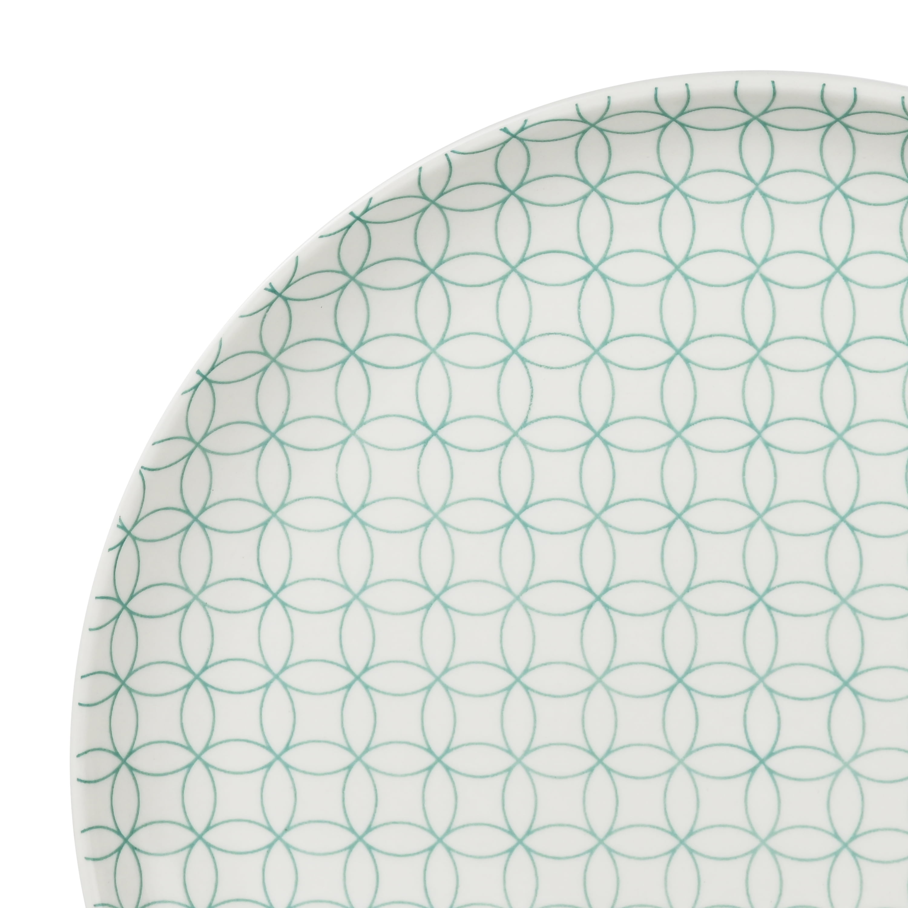 Mainstays Alessandra Mint 4-pack Stoneware Dinner Plate Set, 10.5"