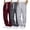Z002-Wine, variant on WXFAZCVU Sweatpants for Men 3 Pack Fleece Athletic Workout Joggers Casual Pants with Pockets Size L