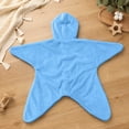 thumbnail image 6 of Baby Star Suit Halloween Starfish Bunting Romper Halloween Footie Jumpsuit Zip up Winter Warm Wearable Blanket (0-3 Months), 6 of 8