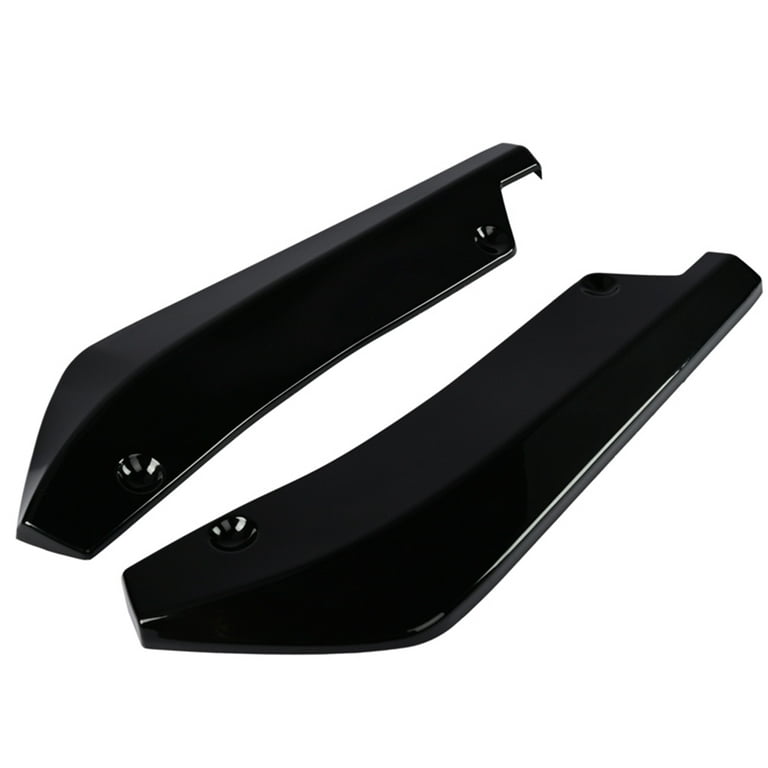4PCS Front Bumper Lip Spoiler Body Kit, Glossy Black Durable ABS