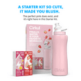 thumbnail image 6 of (2 pack) Cirkul 32oz Blush Pink Stainless Steel Starter Kit with Light Pink & White Cirkul Lid 2.0 and 2 Flavor Cartridges (Strawberry & Passion Fruit Dragon Fruit), 6 of 17