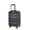 Black + ABS, variant on Carry On Luggage 18.5" Carry On Suitcase with TSA Approved Carry On Luggage with Wheels Carry on Bag Hard Shell Suitcases