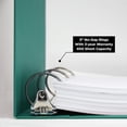 thumbnail image 2 of Carstens 3-Inch Heavy Duty 3-Ring Binder - Top Opening, Teal, 2 of 5