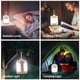 thumbnail image 5 of Luz LED Recargable para Acampar - Lámpara de Emergencia Portátil USB con Gancho para Móvil, Luz Decorativa para el Hogar, 5 of 5