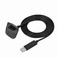 thumbnail image 3 of For Microsoft for Xbox 360 Wireless Controller USB Charger Quick Charging Cable Cord (Black), 3 of 4