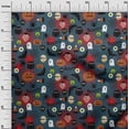 thumbnail image 2 of oneOone Cotton Jersey Green Vogue Fabric Halloween Quilting Supplies Print Sewing Fabric By The Yard 58 Inch Wide, 2 of 4