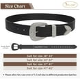 thumbnail image 6 of Women Western Leather Belts Ladies Vintage Design Waist Belt for Pants Jeans Dresses, 6 of 7
