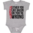 thumbnail image 3 of Inktastic Either You Like Bacon or You're Wrong Boys or Girls Baby Bodysuit, 3 of 5