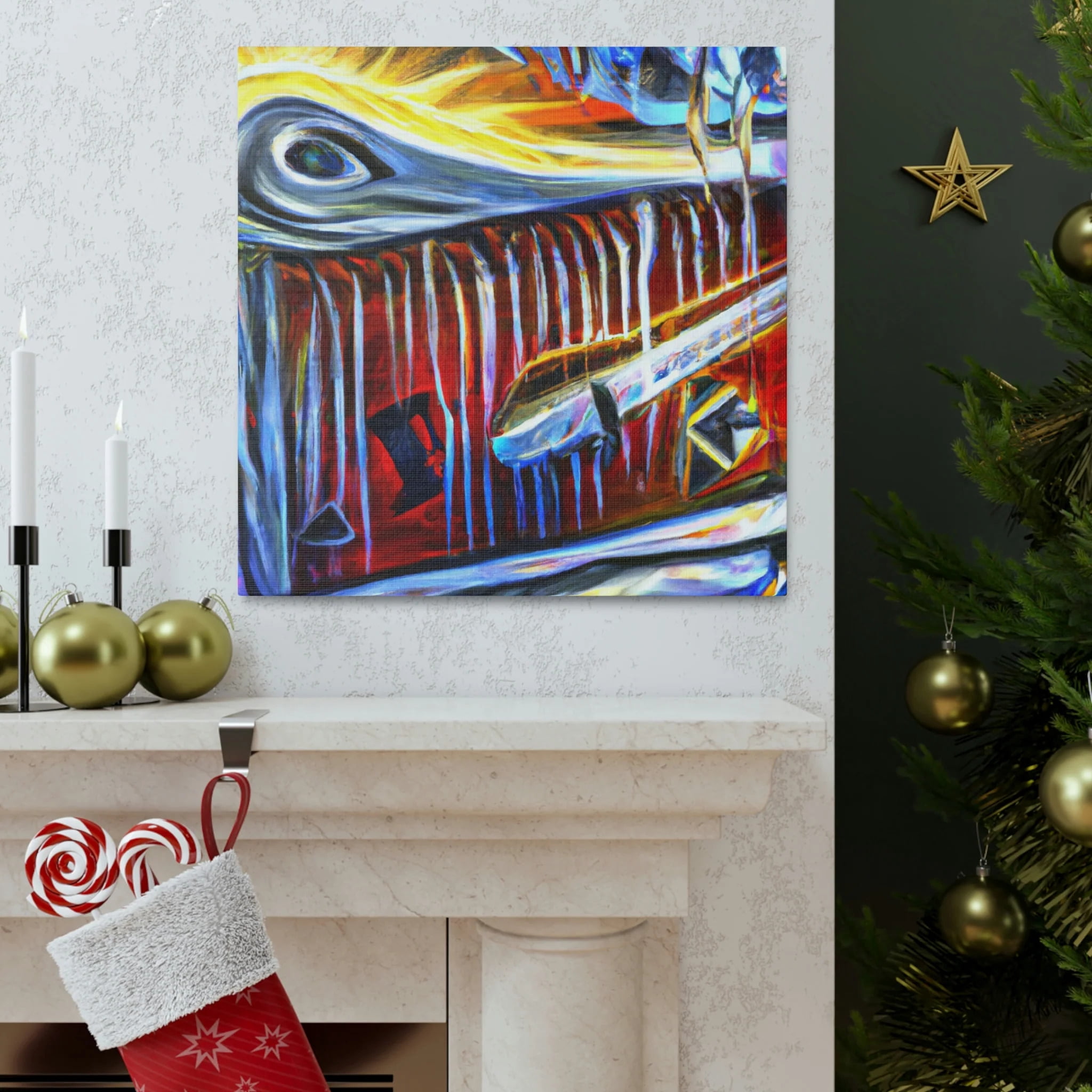 Harmonica Through Expressionism - Canvas