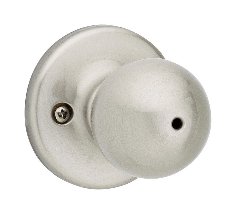 Kwikset Polo Satin Nickel Steel Privacy Knob 3 Right or Left Handed