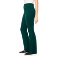 thumbnail image 3 of Woman Within Plus Size Stretch-Cotton Knit Pull-On Bootcut Leggings, 3 of 6