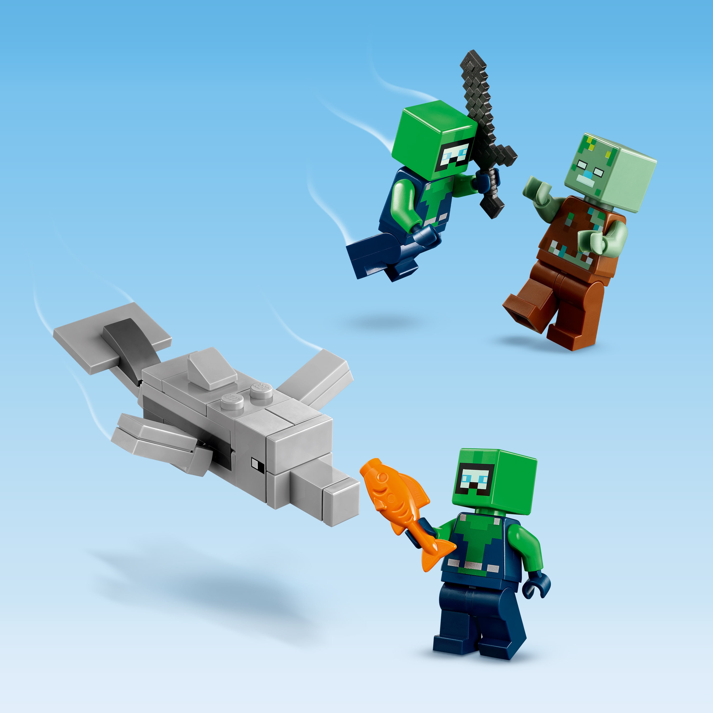 LEGO MOC Minecraft Village from 21121+21125+21132+21135 by sebbl