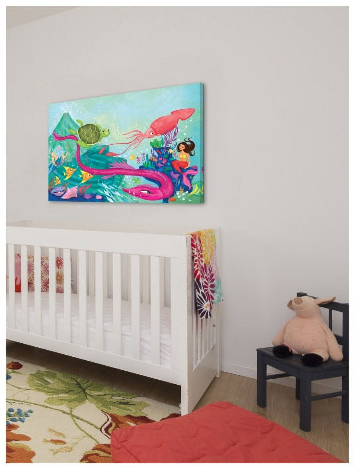 Marmont Hill "Sea Friends" by Curtis Painting Print on Canvas