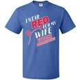 thumbnail image 3 of Inktastic I Wear Red for My Wife- Stroke Awareness T-Shirt, 3 of 5