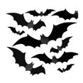 thumbnail image 1 of 56 Pcs Réutilisables Pvc 3d Halloween Décoratif Effrayant Bats Sticker Mural, 1 of 1
