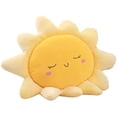 thumbnail image 2 of Cojín de peluche con forma de nube de sol para el cuello, ideal para sofá, oficina, coche, hotel, dormitorio, regalo de cumpleaños o festival., 2 of 10