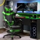 thumbnail image 3 of Silla Gamer Escritorio  Ergonómica Reclinable Con Descansa Pies verde Grande Titano TT-SGCRP, 3 of 8