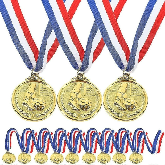 12pcs Football Match Medals For Rewarding Delicate Medals Award Medals Football Medals
