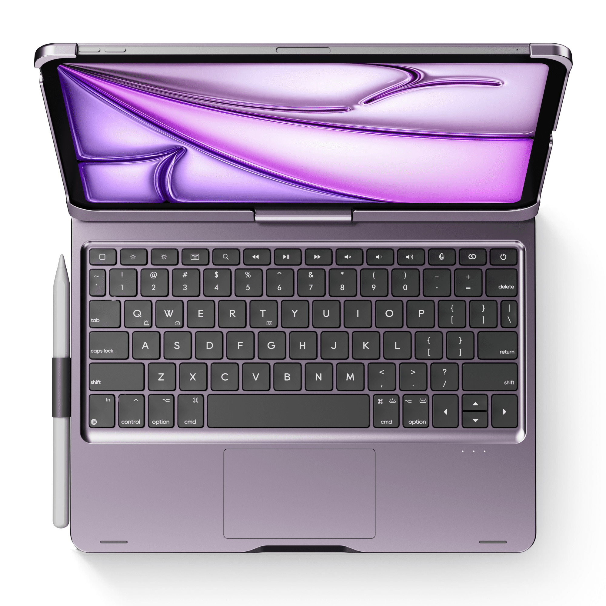Pekarejue Wireless Keyboard Case for 2024 Apple iPad Pro 11