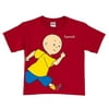 Personalized Caillou Running Red Boys' T-Shirt