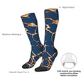 thumbnail image 4 of Xecao Giraffe Skin Print Compression Socks for Both Men And Women for Running, Travel, Flight, Nurse, 4 of 6