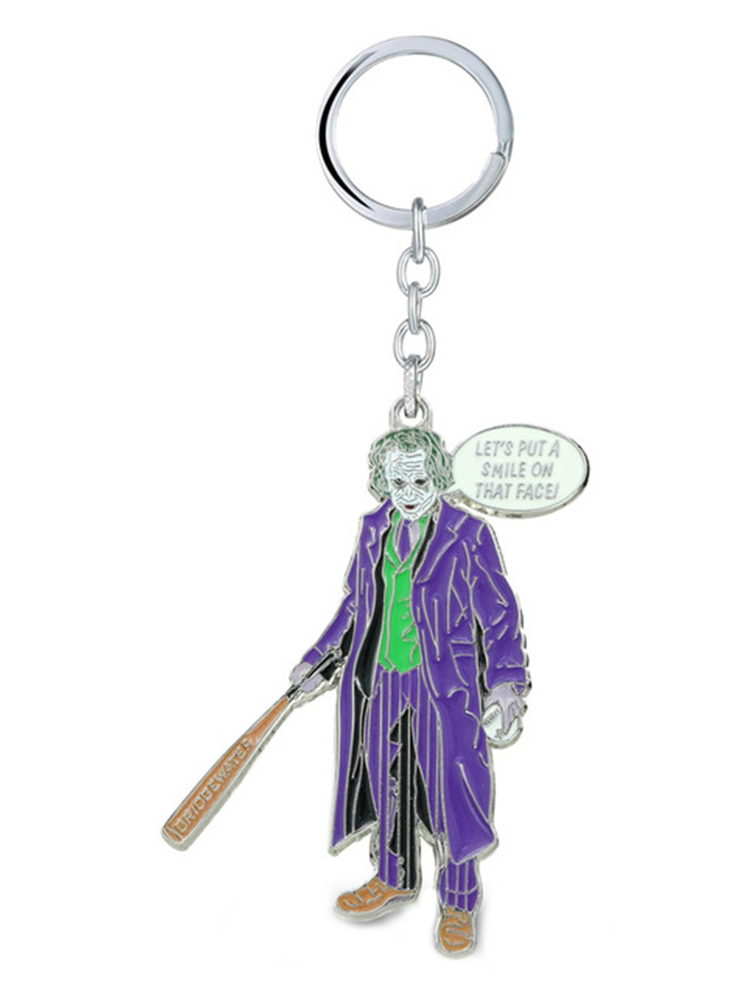 Superheroes DC Comics Joker Heath Ledger (Batman) Keychain for Autos
