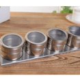 thumbnail image 2 of Estante De Almacenamiento De Especias De Acero Inoxidable / Tarros De Condimento Juego De Contenedores Para La Cocina Del Hogar, Hotel, Restaurante, C 4 piezas Baoblaze Jarra de especias de acero inoxidable 3pcs, 2 of 8
