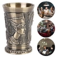 thumbnail image 2 of Copa de vino estilo egipcio Vintage, copa de Metal, decoración artesanal, regalo, adornos para el hogar, 2 of 7