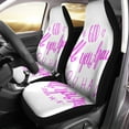 thumbnail image 2 of RYLABLUE Set of 2 Car Seat Covers If God Is All You Have You Have All You Need Lettering Universal Auto Front Seats Protector Fits for Car,SUV Sedan,Truck, 2 of 5