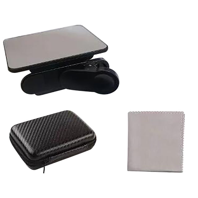 Pince Miroir de Réflexion pour Téléphone Intelligent pour la Photographie en Plein Air avec Support Ajustable et Boîte de Rangement Portable