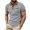 Gray, variant on WREESH Men's Essential Henley Shirts Casual Solid Color Turndown Collar Short Sleeve Top The Versatile Everyday Choice Black