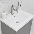 thumbnail image 7 of Water Creation Elsa 20" Wood Single Bathroom Vanity in Cashmere Gray/White, 7 of 7