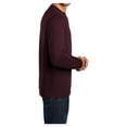 thumbnail image 3 of Yellow Rooster Men's Long Sleeve Core Blend T-Shirts Athletic Maroon 3XL, 3 of 6