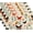 Butterfly Leaf, variant on Table Placemats Set of 4,Washable Wipeable PVC Vinyl Woven,Heat Resistant Placemats for Dining Tables,11.7x17.5 Inch Place Mats Indoor Set of 4,Red Rose