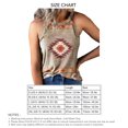 thumbnail image 4 of Camiseta sin mangas con cuello halter para mujer, camisa sin mangas con estampado de cuello redondo, informal, elegante, para fiesta en la playa, 4 of 6