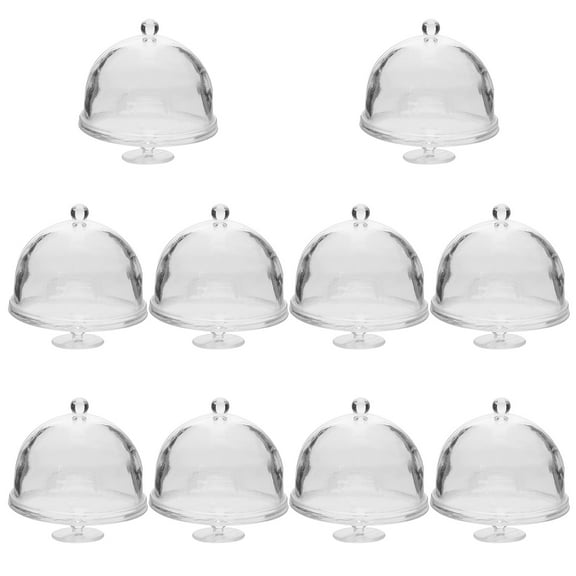 HOMEMAXS 30 pcs  Cake Stand Dome Cover Cupcake Display Plate Candy Chocolate Box for Wedding Birthday Tea Party Supplies Decor