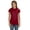 Antiq Cherry Red, variant on Gildan G640L Ladies Softstyle Fitted T-Shirt