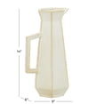 thumbnail image 3 of DecMode 14" Handmade White Ceramic Vase, 3 of 7