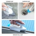 thumbnail image 7 of 4 In 1 Tub Tile Brush, V-Shaped Floor Seam Cleaning Brush, Corner Crevice Brush Tool, Multi-Surface All-In-One Scraper & Brush For Bathroom Toilet Cleaning, Efficiently Cleans Tub, 7 of 7