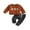 Caramel, variant on Bagilaanoe 2Pcs Toddler Baby Boy Long Pants Set Letter Print Long Sleeve Sweatshirt Pullover Tops+ Trousers 6M 12M 18M 24M 3T Fall Casual Sweatsuit