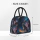 thumbnail image 2 of Disketp Night Sky Wolf Bolsa Térmica para Almuerzo, Lonchera con Abertura Amplia y Gran Capacidad, Organizador Reutilizable para Mujeres, Hombres y Adultos, 2 of 6