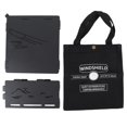 thumbnail image 2 of Pare-vent Pliable pour Réchaud de Camping, Condiments et Outils avec Sac de Rangement pour le Camping, la Randonnée, les Pique-Niques et la Cuisine, 2 of 7