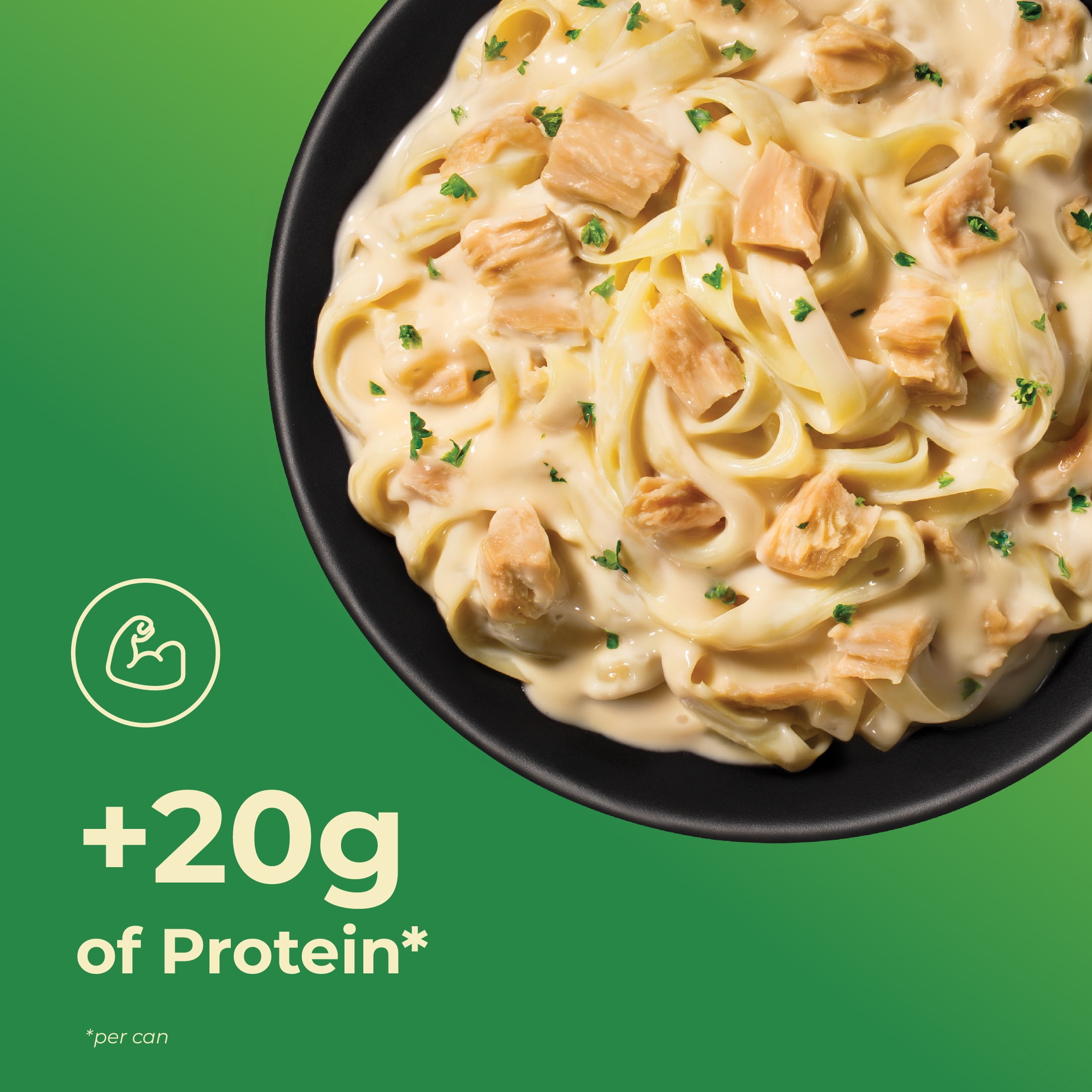 (2 pack) unMEAT Plant-Based Chicken in Alfredo Sauce, 12.6oz Can