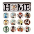 thumbnail image 1 of Percha De Puerta Delantera De Señal De Bienvenida De Temporada Intercambiable Percha De Puerta De Madera Rústica Para Decoración De Casa De Campo seitruly HA035406-00, 1 of 6