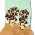 thumbnail image 3 of Van Gogh's Sunflowers Crew Socks from the Sock Panda (Adult Medium - Women's Shoe Sizes 5-10), 3 of 3