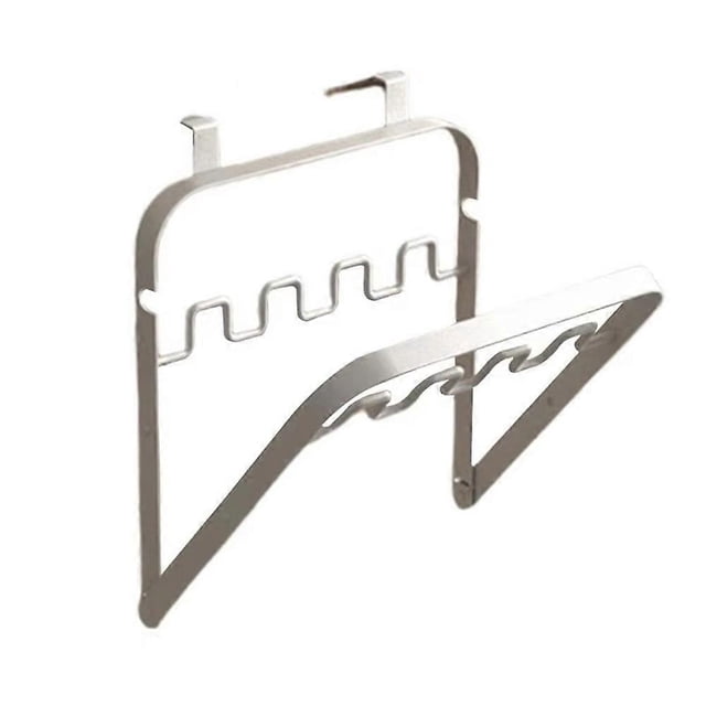 Trash Bag Holder Hangable Bracket for Garbage Pouch Metal Garbage Pouch Holder for Kitchen Doors Fol